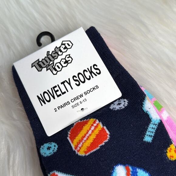 Twisted Toes Pickle Ball Novelty Socks - Picture 3 of 5